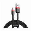 BASEUS CABLE CAFULE MICRO USB 1.5A 2M RED/BLACK