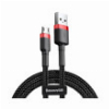 BASEUS CABLE CAFULE MICRO USB 2.4A 1M RED/BLACK