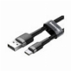 BASEUS CABLE CAFULE TYPE-C 3A 1M GREY BLACK