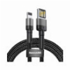 BASEUS CABLE CAFULE WORKING WITH LIGHTNING 2.4A 1M GREY/BLACK