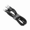 BASEUS CAFULE CABLE USB FOR LIGHTNING 2.4A 1M GREY/BLACK