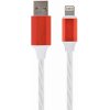 CABLEXPERT CC-USB-8PLED-1M USB 8-PIN CHARGE & DATA CABLE WITH LED LIGHT EFFECT 1M