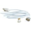 CABLEXPERT CC-USB2-AMLMM-1M MAGNETIC USB 8-PIN MALE CABLE SILVER 1M