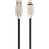 CABLEXPERT CC-USB2R-AMLM-2M PREMIUM RUBBER 8-PIN CHARGING AND DATA CABLE 2M BLACK