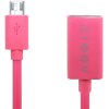 CREEV OTG-17 MICRO USB TO FEMALE USB CABLE 17CM PINK