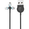FOREVER CORE 3IN1 MAGNETIC DATA CABLE 2.5A 1M BLACK