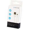 FOREVER USB CABLE FOR APPLE IPHONE 5/6/7/8/X WHITE BOX