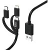 HAMA 200501 CABLE ELITE USB-A PLUG - LIGHTNING USB 0.75 M METAL ANTHRACITE