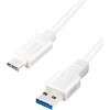 LOGILINK CU0176 USB 3.2 GEN1X1 CABLE USB-A MALE TO USB-C MALE 2M WHITE