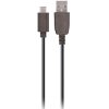 MAXLIFE CABLE TYPE-C FAST CHARGE 2A 20CM BLACK