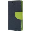 MERCURY FANCY DIARY CASE FOR SAMSUNG A7 NAVY/LIME