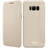 NILLKIN SPARKLE LEATHER FLIP CASE FOR SAMSUNG GALAXY S8 PLUS GOLD