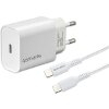 4SMARTS FAST CHARGING SET 20W WITH 1.5M USB-C TO USB-C CABLE
