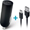 FOREVER M02 USB CAR CHARGER 2A + CABLE TYPE-C