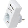 LOGILINK PA0112 USB POWER SOCKET ADAPTER 2X USB PORTS 2X 1000MA