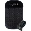 LOGILINK PA0118 2-PORT USB CAR CHARGER 5V/2.1A + BLACK ANTI SLIP MAT BLACK