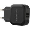 QOLTEC 50185 CHARGER 12W 5V 2.4A 2XUSB