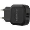 QOLTEC 50186 CHARGER 17W 5V 3.4A 2XUSB