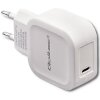 QOLTEC 51706 CHARGER 20W 5-12V 1.67-3A USB TYPE-C PD WHITE