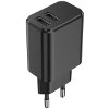 SETTY CHARGER 2X USB 3A BLACK