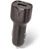 SETTY USB + TYPE-C CAR CHARGER 2,4A BLACK