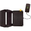 4SMARTS FOLDABLE SOLAR PANEL VOLTSOLAR 20W DUAL USB CONNECTOR BLACK
