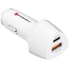 FORCELL CARBON CAR CHARGER TYPE C 3.0 PD20W + USB QC3.0 18W 5A CC50-1A1C WHITE (TOTAL 38W)