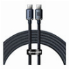 BASEUS CRYSTAL SHINE CABLE SHINE TYPE-C TO TYPE-C 1.2M 100W 5A BLACK
