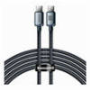 BASEUS CRYSTAL SHINE CABLE SHINE TYPE-C TO TYPE-C 2M 100W 5A BLACK
