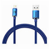 BASEUS CRYSTAL SHINE CABLE USB TO LIGHTNING 2.4A 1.2M BLUE