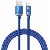 BASEUS CRYSTAL SHINE CABLE USB TO TYPE-C 100W 5A 1.2M BLUE
