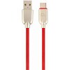 CABLEXPERT CC-USB2R-AMCM-2M-R PREMIUM RUBBER TYPE-C USB CHARGING AND DATA CABLE 2M RED