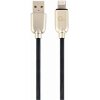 CABLEXPERT CC-USB2R-AMLM-1M PREMIUM RUBBER 8-PIN CHARGING AND DATA CABLE 1M BLACK