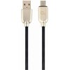 CABLEXPERT CC-USB2R-AMMBM-1M PREMIUM RUBBER MICRO-USB CHARGING AND DATA CABLE 1M BLACK