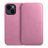 DUAL POCKET BOOK FOR IPHONE 15 LIGHT PINK