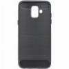 FORCELL CARBON BACK COVER CASE FOR SAMSUNG GALAXY A6 BLACK