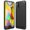 FORCELL CARBON BACK COVER CASE FOR SAMSUNG GALAXY M31 BLACK