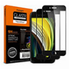SPIGEN GLASS FC 2 PACK BLACK FOR IPHONE SE/8/7