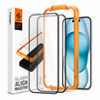 SPIGEN GLASS TR ALIGNMASTER 2 PACK FC BLACK FOR IPHONE 15