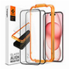 SPIGEN GLASS TR ALIGNMASTER 2 PACK FC BLACK FOR IPHONE 15 PLUS