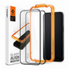 SPIGEN GLASS TR ALIGNMASTER 2 PACK FC BLACK FOR IPHONE 15 PRO