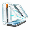 SPIGEN GLASS TR EZ FIT 2 PACK TRANSPARENCY FOR IPHONE 15