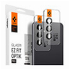SPIGEN GLASS TR EZ FIT OPTIK PRO BLACK 2 PACK FOR SAMSUNG GALAXY S23 FE