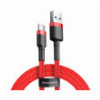 BASEUS CABLE CAFULE TYPE-C 3A 0.5M RED
