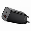 BASEUS GAN2 LITE QUICK CHARGER 2X USB TYPE-C 65WATT BLACK