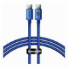 BASEUS CRYSTAL SHINE CABLE SHINE TYPE-C TO TYPE-C 1.2M 100W 5A BLUE
