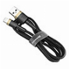 BASEUS CAFULE CABLE USB FOR LIGHTNING 2.4A 1M GOLD BLACK