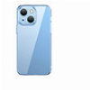 BASEUS SUPERCERAMIC TRANSPARENT GLASS CASE AND TEMPERED GLASS SET IPHONE 14 PLUS