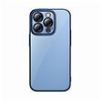 BASEUS IPHONE 14 PRO GLITTER TRANSPARENT CASE + TEMPERED GLASS SET BLUE