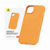 BASEUS IPHONE 15 PLUS CASE FAUXTHER SERIES ORANGE